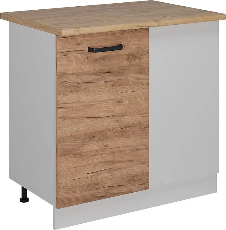 Szafka narożna złoty dąb energetyczny 86x60x81.6 r-line