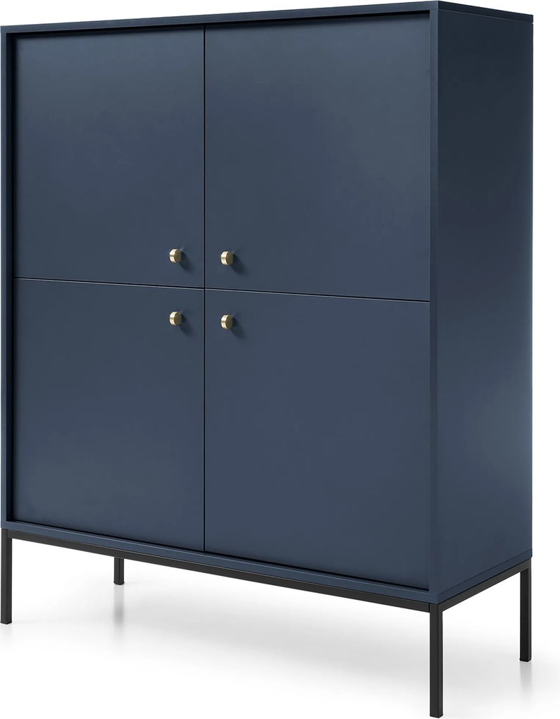 Komoda MONDO 104 cm do Salonu Sypialni Odcienie granatowego