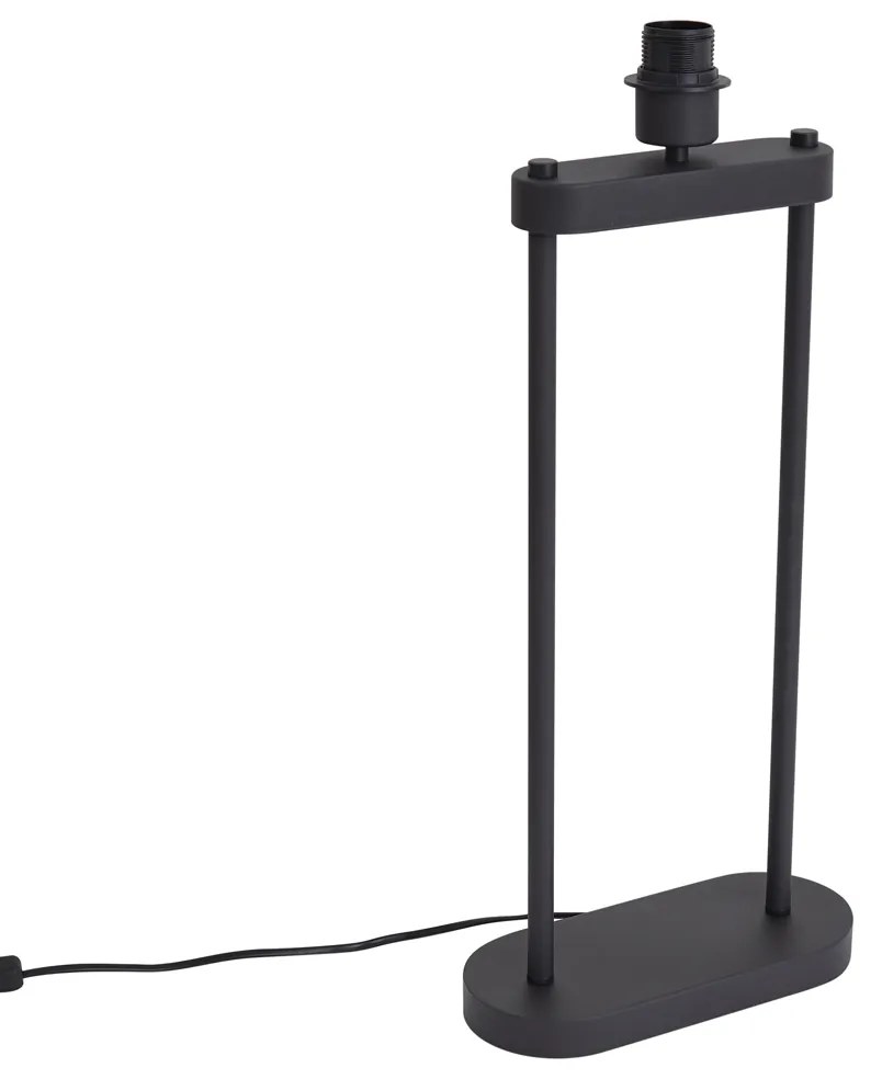 Nowoczesna lampa stołowa czarna - Thijmen