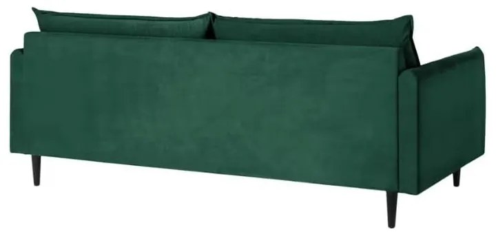 Ciemnozielona aksamitna sofa 203 cm Juli – Ropez
