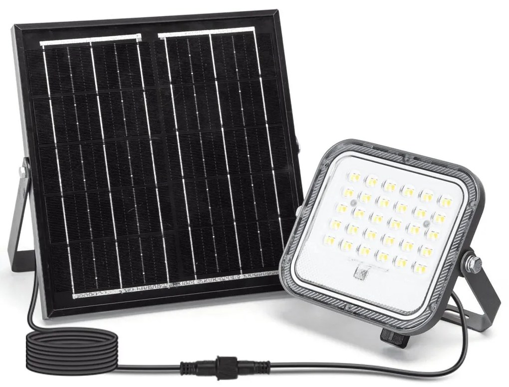 Aigostar - LED 50W solarny reflektor 3,4V IP66 z regulacją + DO