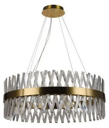 LED regulowany żyrandol na linkach LED/110W/230V 3000-6500K złoty + DO