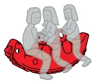 Big bujak sammy rocker wieloosobowy