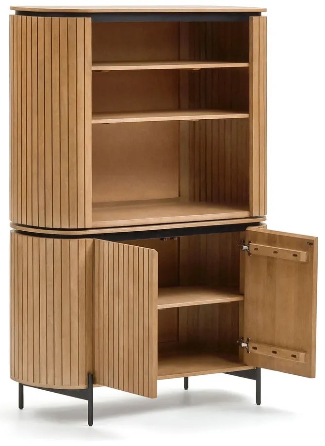 Regał z drewna mango w naturalnym kolorze 120x170 cm Licia − Kave Home