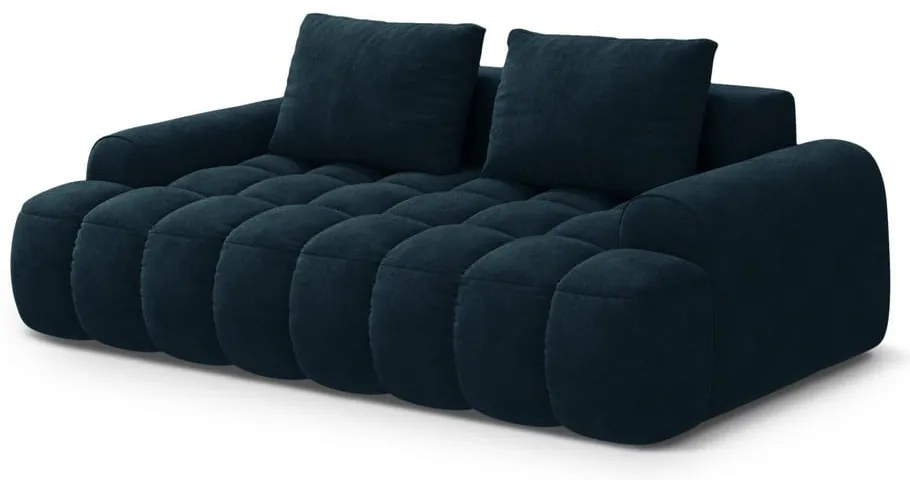Morska aksamitna sofa 200 cm Linz – Cosmopolitan Design