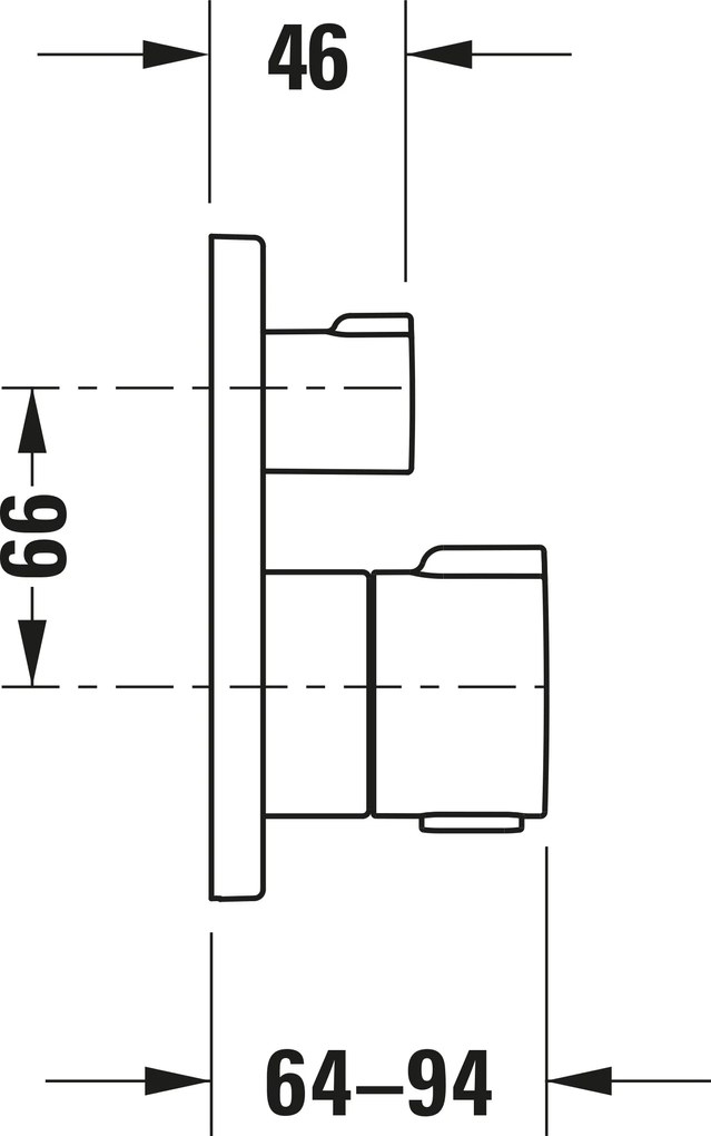Duravit C.1 termostat wannowy