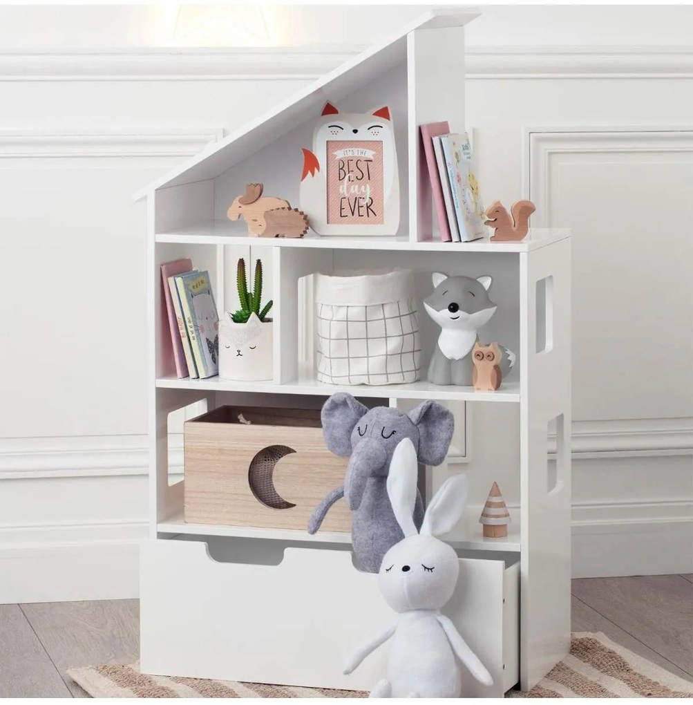 Lampka nocna dla dziecka na baterie LISEK, 17 cm