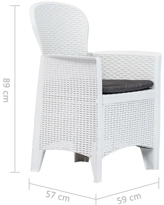 Krzesła ogrodowe z poduszkami 2 szt Z1-M34