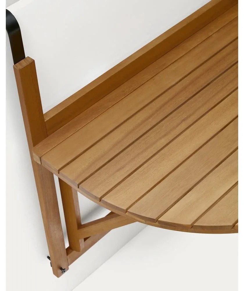 Wiszący stolik balkonowy z litego drewna akacjowego 50x70 cm Amarilis – Kave Home