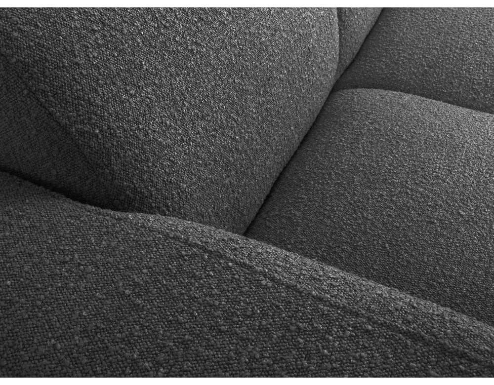 Ciemnoszara sofa z materiału bouclé 235 cm Molino – Micadoni Home