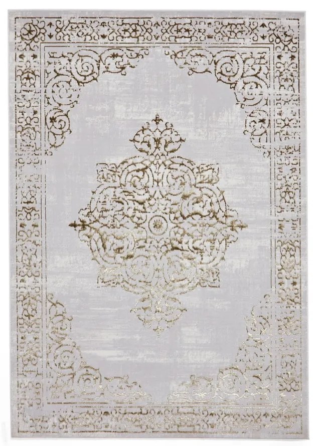 Dywan w jasnoszaro-złotym kolorze 120x170 cm Artemis – Think Rugs
