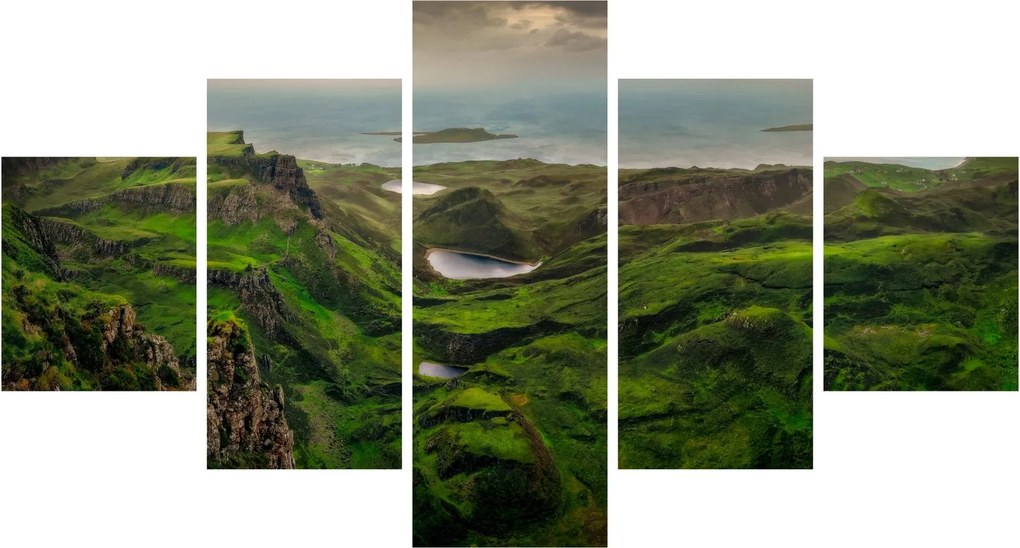 Obraz - Quiraing, Szkocja (125x70 cm)