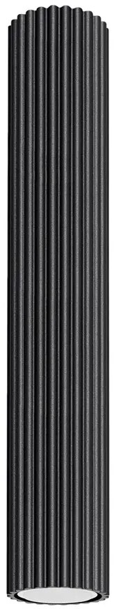 Sufitowa czarna lampa w loftowym stylu 40cm - D294-Melson