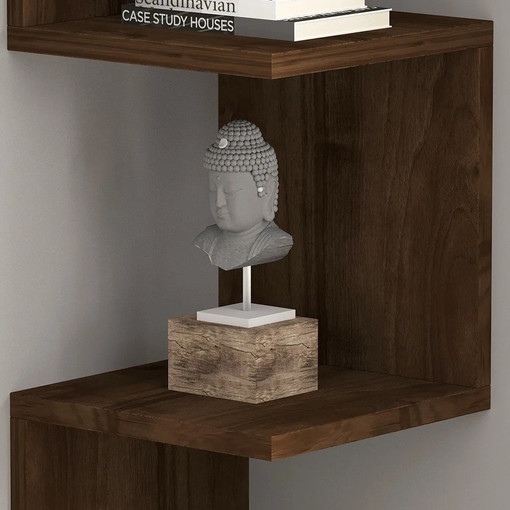 Półka Zikzak Walnut