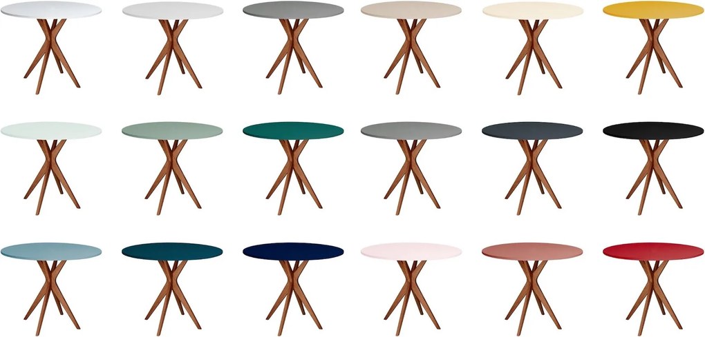 Mały stół do jadalni okrągły Jubi 70 cm, MDF