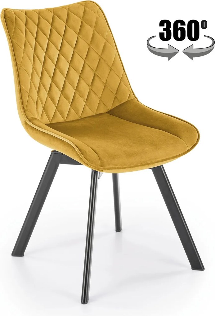 Krzesło do jadalni K520 z obrotowym siedziskiem