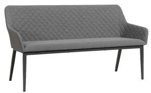 PARIS LIKA-TEX® szara - luksusowa sofa ogrodowa 3-osobowa