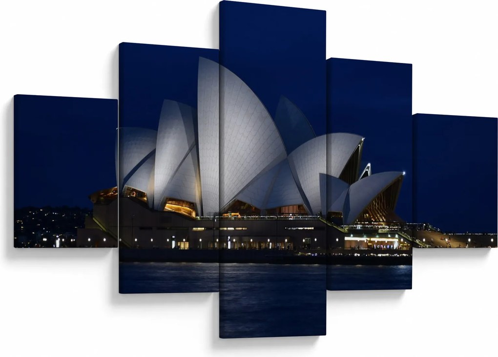 Obraz Sydney w nocy (125x70 cm)