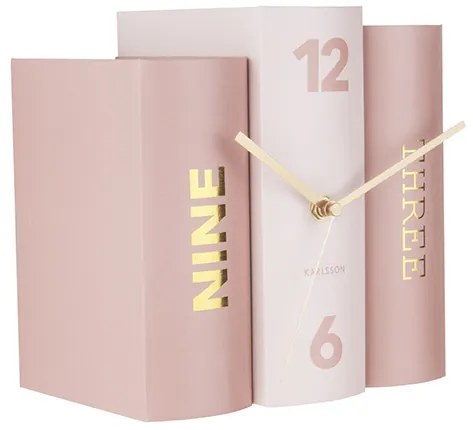 Zegar książki BOOK, 20 x 20 x 15 cm