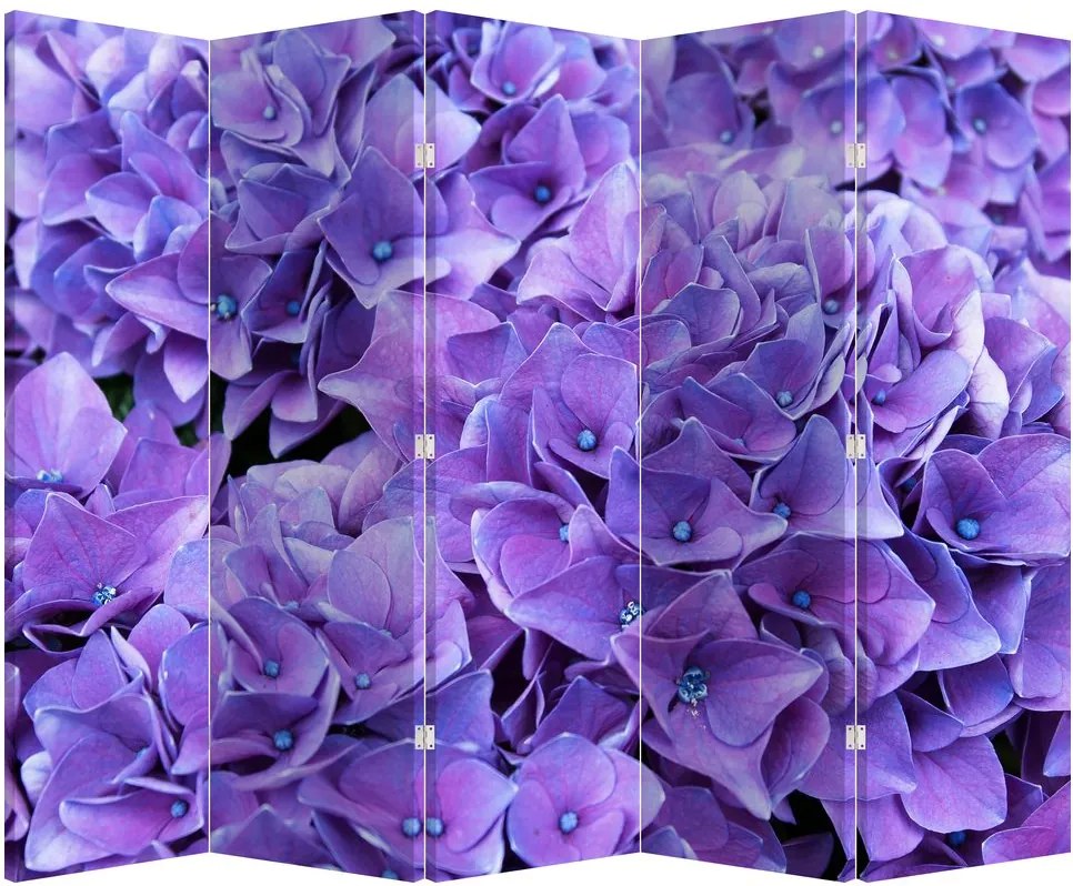 Parawan - Fioletowy kwiat (210x170 cm)