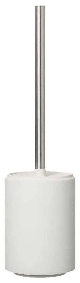 Biała betonowa szczotka do WC Creto – Blomus
