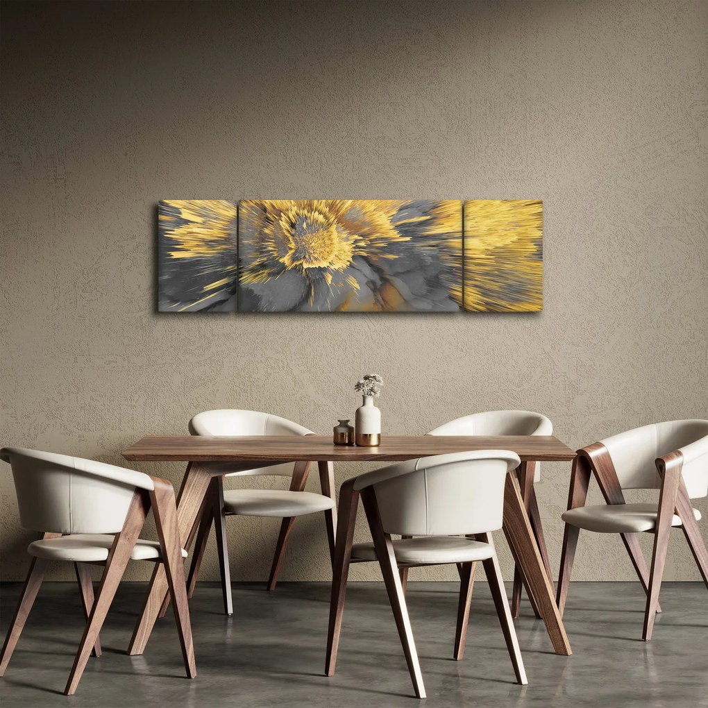 Obraz - Złota ekspansja (170x50 cm)