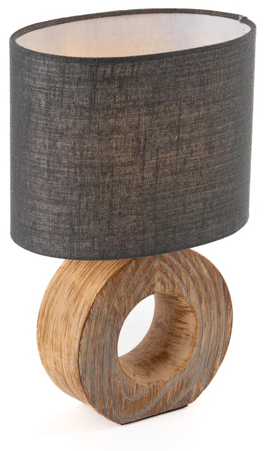 Nowoczesna lampa stołowa szara z LED - Meau Rustykalny / Vintage Oswietlenie wewnetrzne