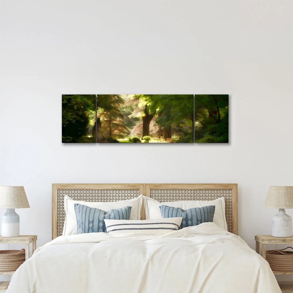 Obraz parku (170x50 cm)