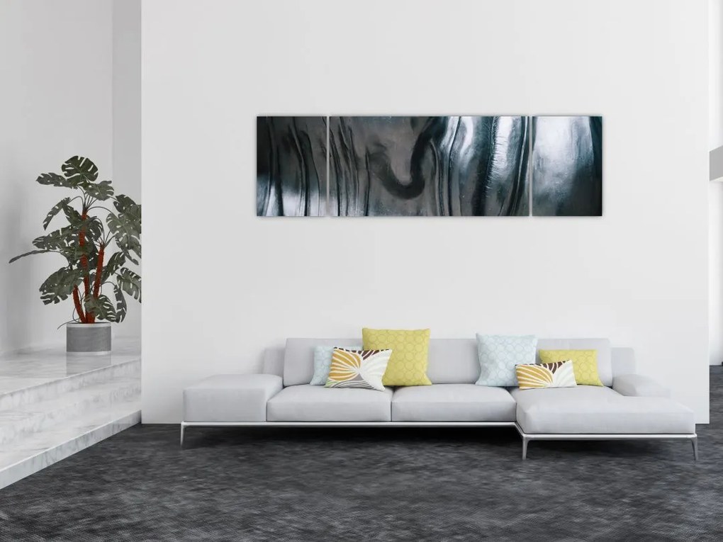 Obraz - Twarz ze stali (170x50 cm)