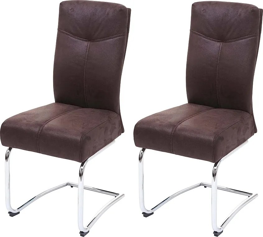 Krzesło do jadalni MCW-G56 (zestaw 2 sztuk),  brązowy