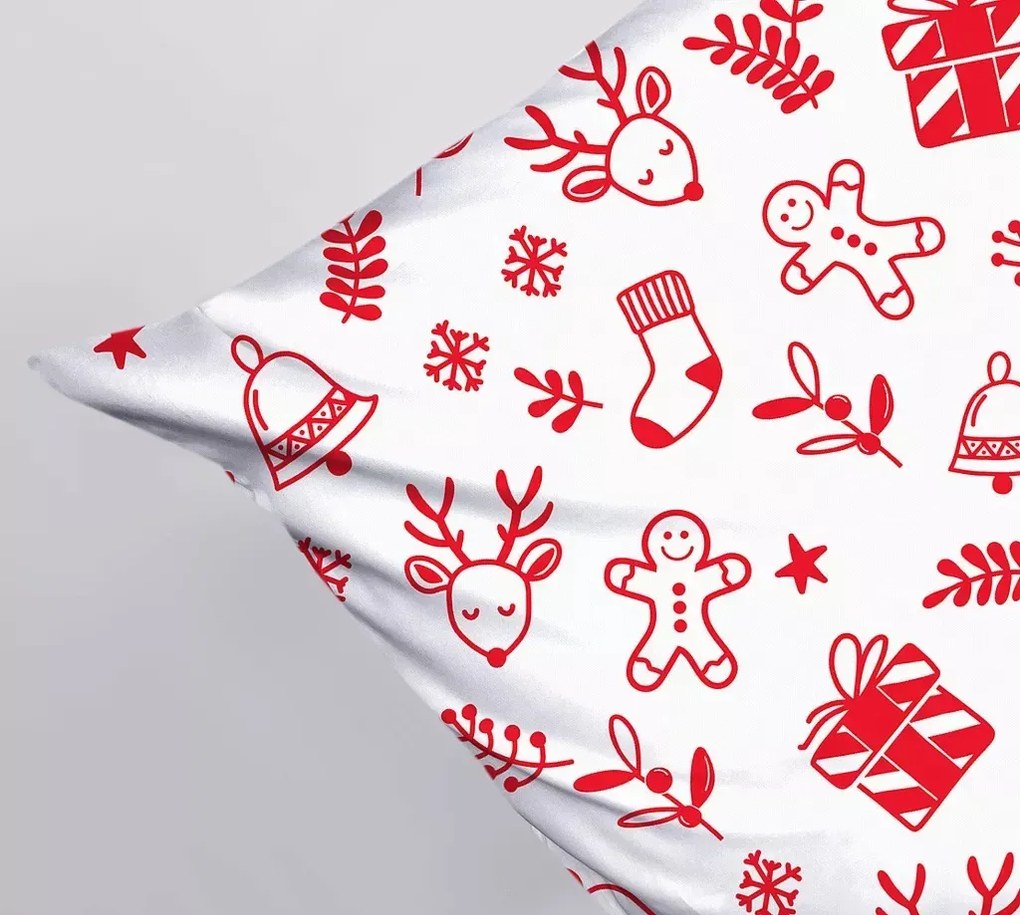 Pościel bawełniana Greno Premium Świąteczna Niespodzianka 220x200 cm wielokolorowa GRENO