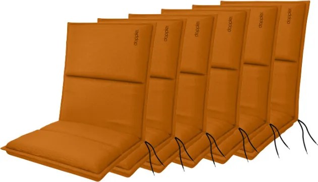 Doppler CITY 4411 niski - zestaw 6 szt. zestaw 6 szt. poduszek na krzesło z niskim oparciem