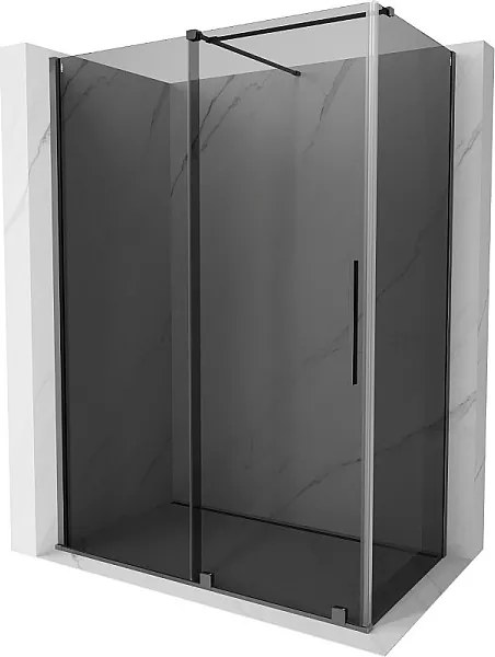 Mexen Velar kabina prysznicowa rozsuwana 150 x 70 cm, grafit, gun metal - 871-150-070-41-95