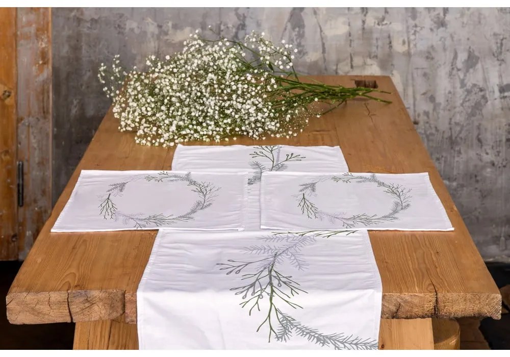 Bawełniany bieżnik 40x140 cm Christmas Twigs – Butter Kings
