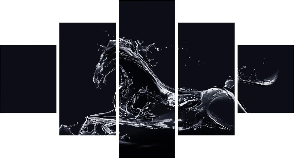 Obraz - Koń i woda (125x70 cm)