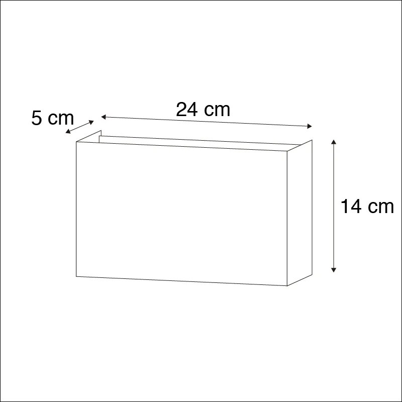Nowoczesna lampa ścienna czarna - Otan