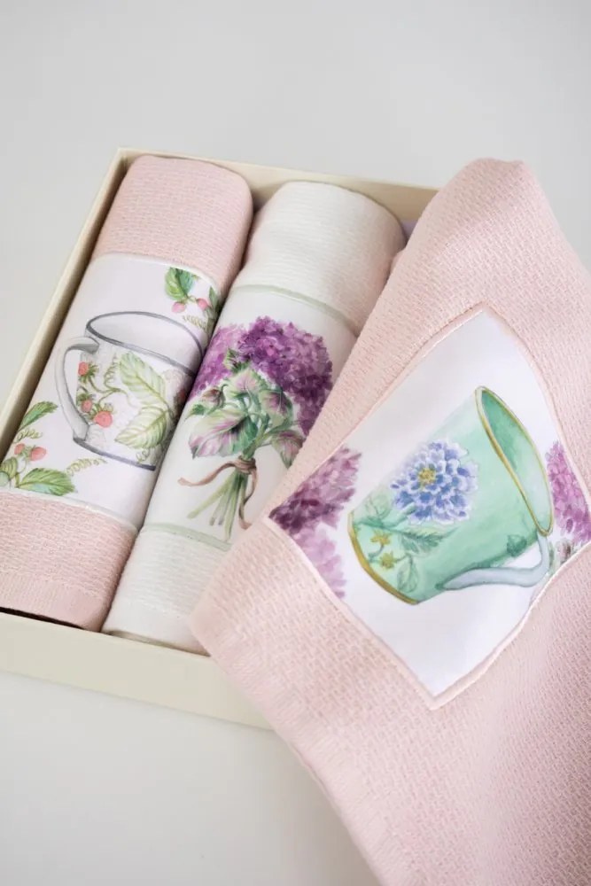 Ręczniki kuchenne BERGAMO II., 3 szt Mix Zestaw (3szt., 40x60 cm)