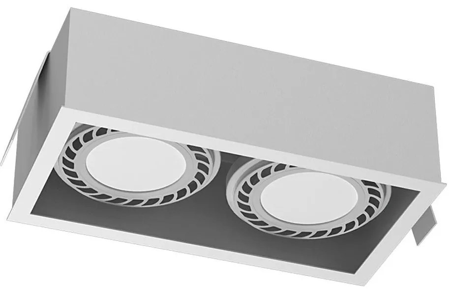 Brosline 3275 - Oprawa sufitowa CAGE 2xGU10/18W/230V biała