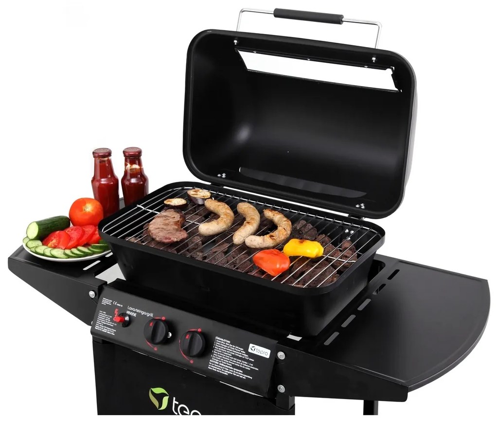 Tepro 508C Grill gazowy z kamieniami wulkanicznymiIrvine, 94 x 51 x 102 cm