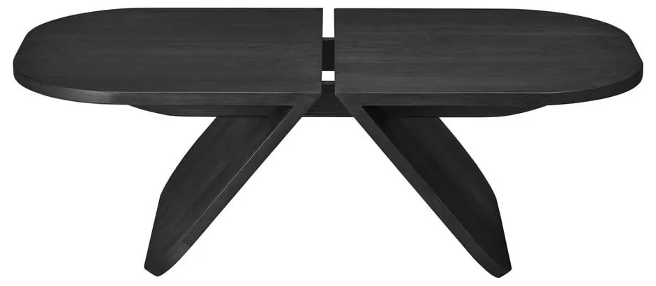 Czarny stolik z litego drewna dębowego 54x100 cm Avio – Blomus