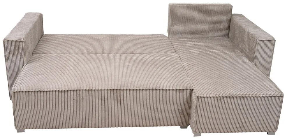 Rozkładana narożna sofa SMART COSARO ciemnozielona, dwustronna + 2 poduszki GRATIS