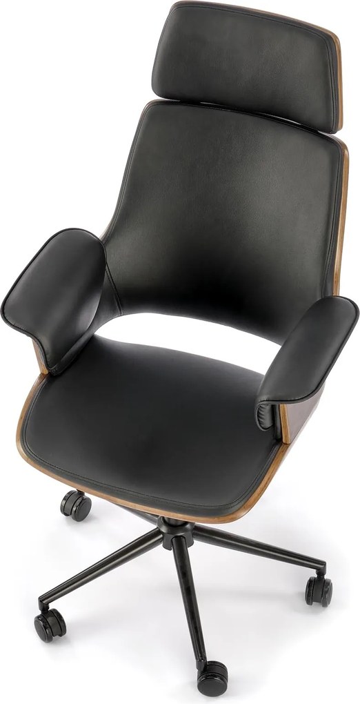 Nowoczesny fotel biurowy Weber z oparciem ze sklejki
