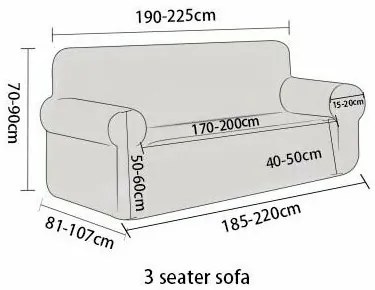 4Home Pokrowiec elastyczny na kanapę Elegant niebieski, 190-230 cm + poszewka na poduszkę gratis, 190-230 cm