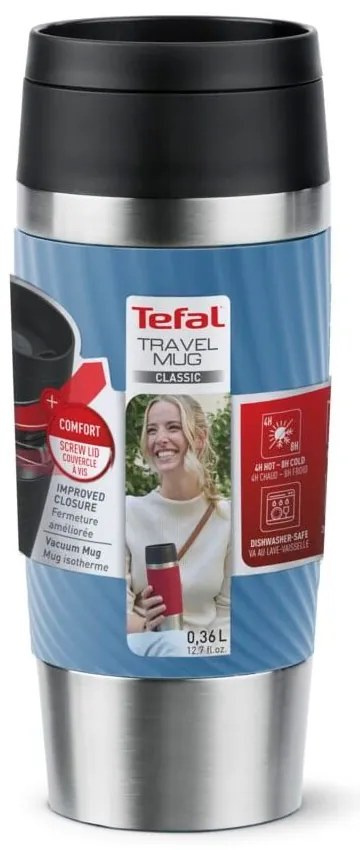 Jasnoniebieski kubek podróżny 360 ml – Tefal