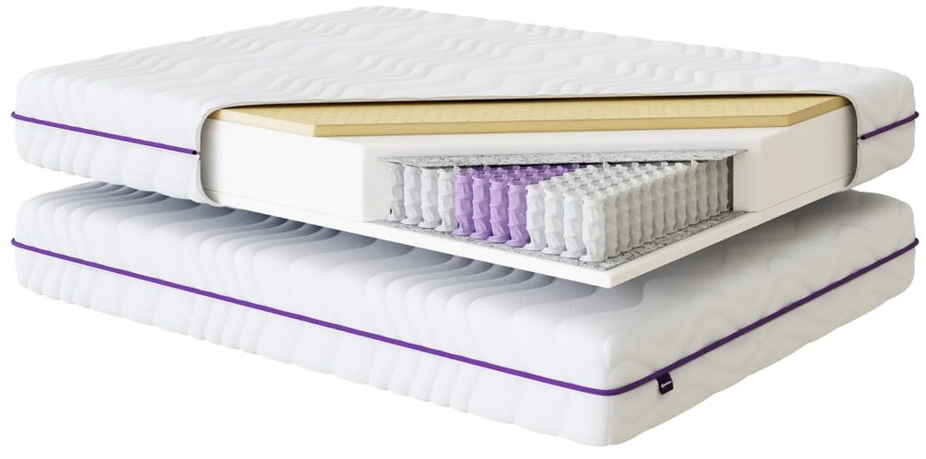 Materac Lateks - Pocket 7 stref (90cm x 200cm)