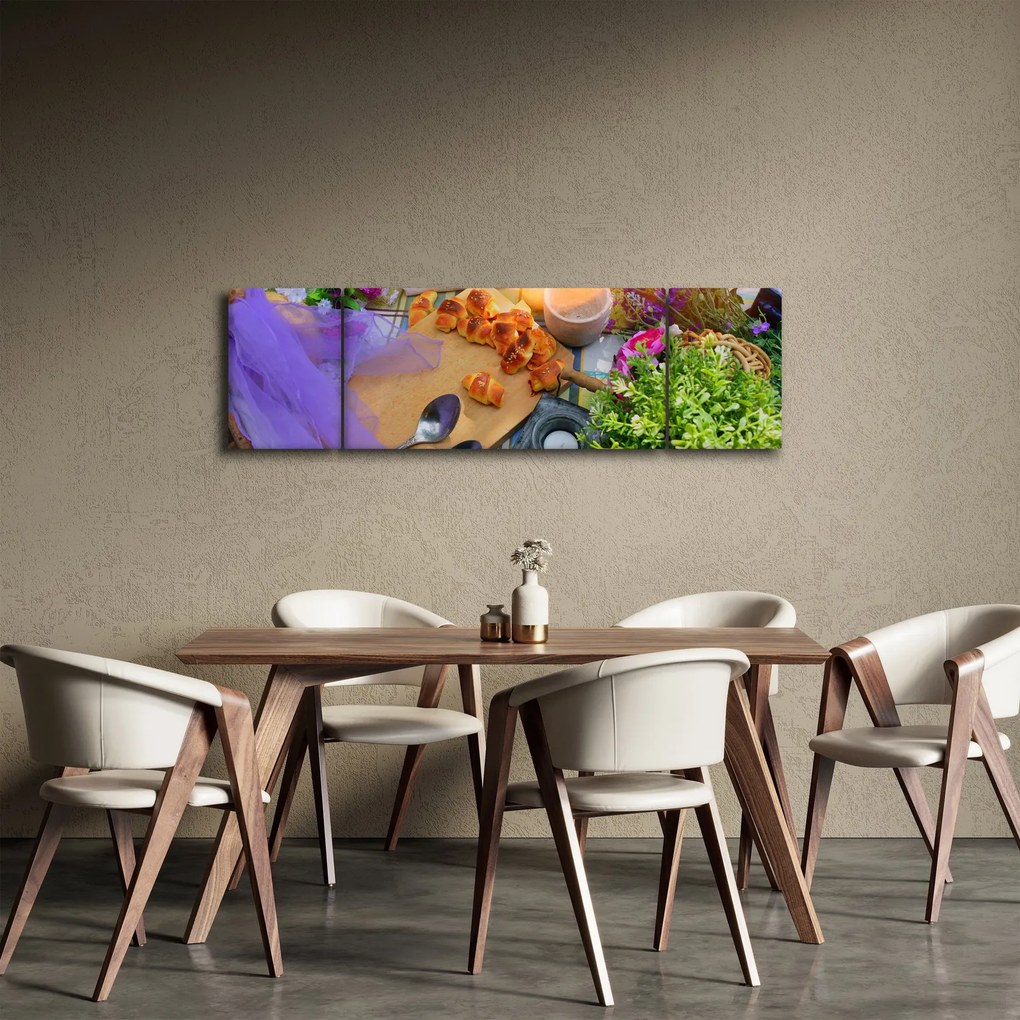 Obraz - letni piknik (170x50 cm)