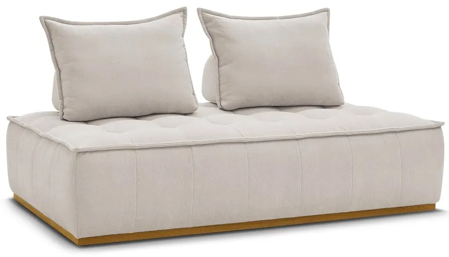 Beżowa sofa z tkaniny szenilowej 175 cm Elisa – Bobochic Paris
