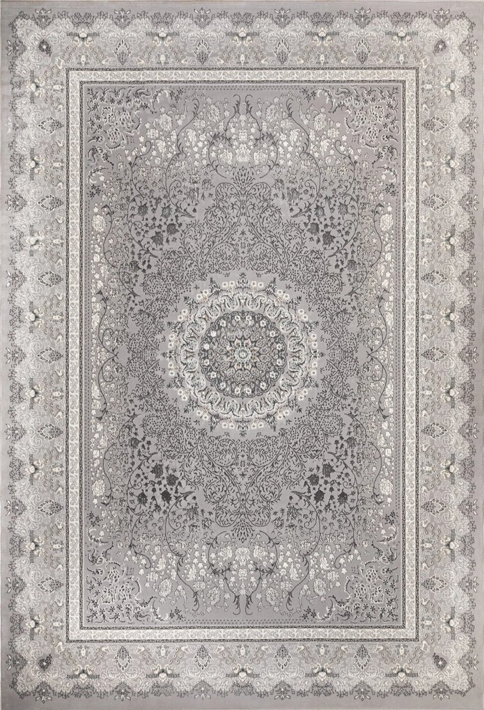 Dywan vintage Beyond Rozeta szary 80 cm x 150 cm
