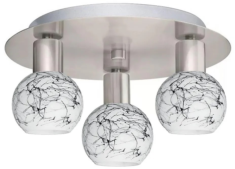 Eglo - LED sufitowe MY CHOICE 3xE14/4W/230V chrom/biały/czarny