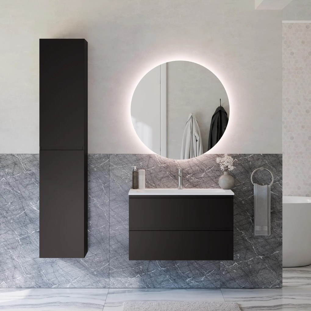 Badmöbel Set AVA 80 cm mit Waschbecken